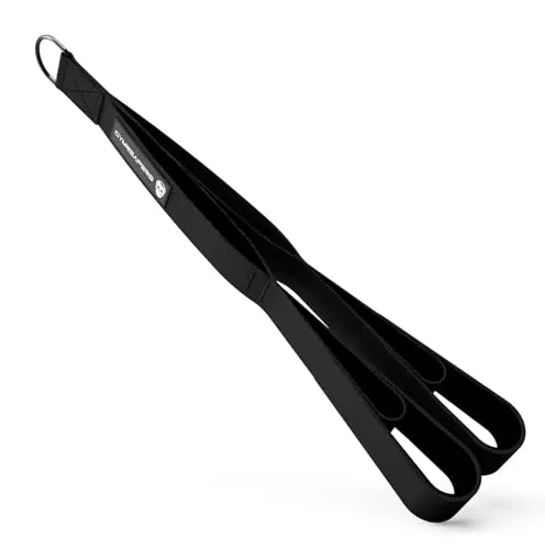 Gymreapers Trizepsseil-Kabelbefestigung (3 Längen in einem) Multi-Workout-Seil Trizeps-Zugverlängerung – perfekt für Fitnessstudio/Zuhause