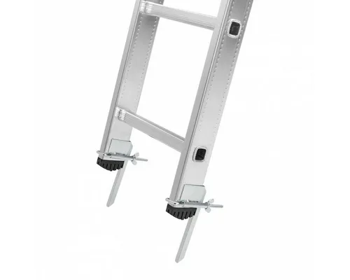 Hailo SafetyLine Sicherheitsdrehspitzen - 2 Stück - Zubehör für Leitern & Gerüste, aus hochwertigem Edelstahl für maximale Sicherheit und Stabilität beim Arbeiten in der Höhe.