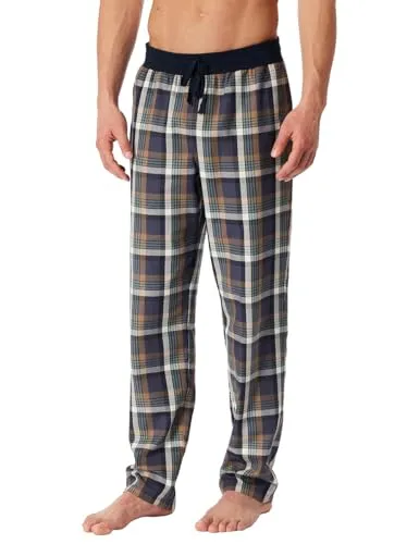 Schiesser Herren Schlafhose lang Web-Mix + Relax-Organic Cotton - Schlafanzughosen für Herren aus hochwertiger Organic Cotton, besonders weich und atmungsaktiv für optimalen Schlafkomfort.