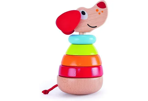 Hape Lernspielzeug E0448 Stapelhund Pepe