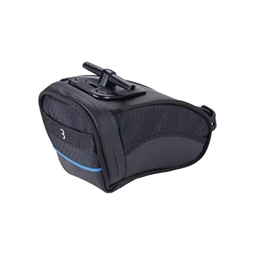 BBB Cycling Fahrrad Satteltasche für einfache Montage auf Mountainbike Rennrad und citybike, Kompakte Sattel tasche, Saddle bag, BSB-13 Curvepack, Schwarz, Large (690 cm3)
