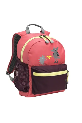 Jack Wolfskin Kinderrucksack LITTLE SCOUT 10 - Rucksack für Kinder mit ergonomischen SOFTNECK Schultergurten, großer Deckelöffnung und reflektierenden Details für Sicherheit, ideal für Abenteuer und Entspannung.