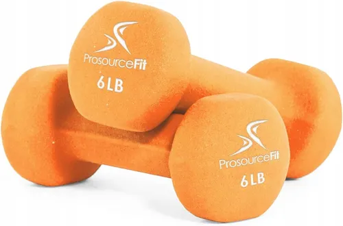 ProsourceFit Neopren Fixhanteln 2 x 2,7 kg mit rutschfestem Griff