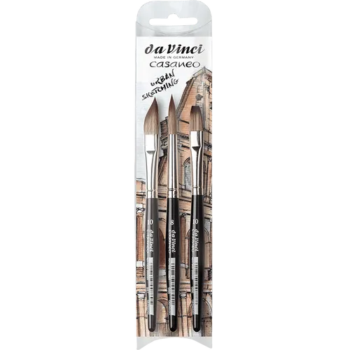 da Vinci Pinselset CASANEO XS, 3er Set von da Vinci Künstlerpinselfabrik DEFET GmbH