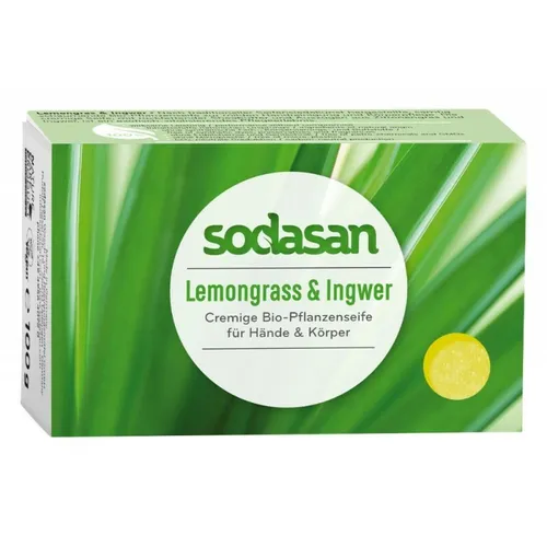 SODASAN Bio-Seife Lemongrass + Ingwer 100g