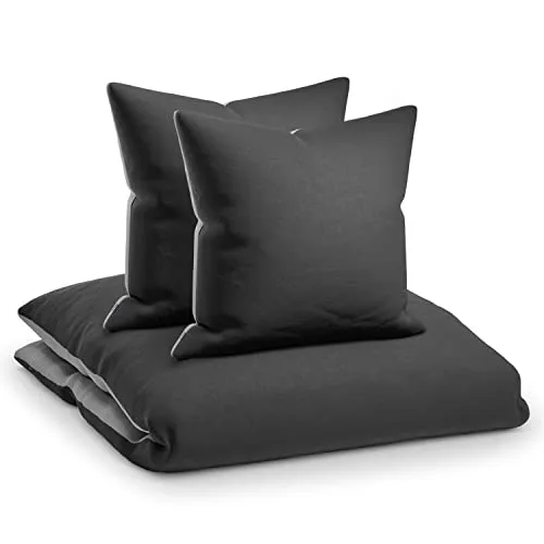 sleepwise 240x220 Sommer Bettwäsche Set - Bettwäsche-Set aus superweicher Mikrofaser, atmungsaktiv und bügelfrei. Ideal für erholsame Nächte und ein stilvolles Schlafzimmer.