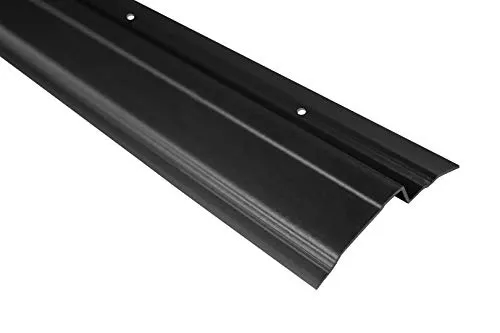 LEMAL Noppenbahn Abschlussprofil PT6, PVC Kunststoff anthrazit, Halteleiste Noppenfolie Mauerschutz (40 Meter / 20 Leisten) - Noppenbahn Grundmauerschutz