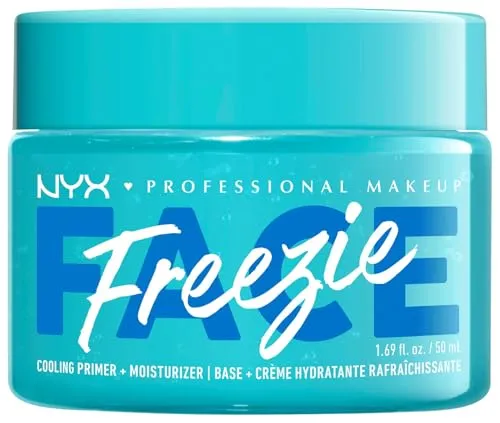NYX PROFESSIONAL MAKEUP NYX Professional Make Up Face Freezie Cooling Primer und Moisturizer, 10in1, Feuchtigkeitsspendend, Für ein gefestigtes Hautbild, Mit Schneepilzen und Niacinamid, 50 ml