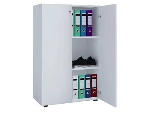 VCM Büroschrank Lona XL mit Drehtüren - Büroschränke mit zeitlosem Design und stabilen Fachböden, ideal für eine optimale Raumnutzung im Büro oder Home Office.