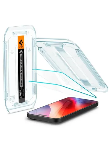 Spigen Glass tR EZ Fit 2 Pack - Transparency - iPhone 17 Pro Max/16 Pro Max AGL07907
