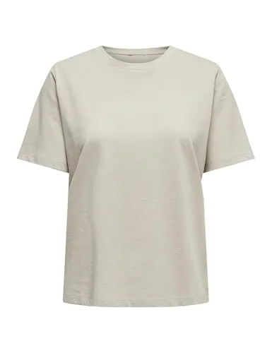 ONLY Damen Onlonly S/S Tee JRS Noos, Silver Lining, XS