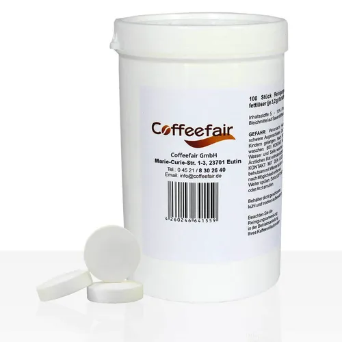 Coffeefair Reinigungstabletten 100 x 3,2g Reiniger-Tabs