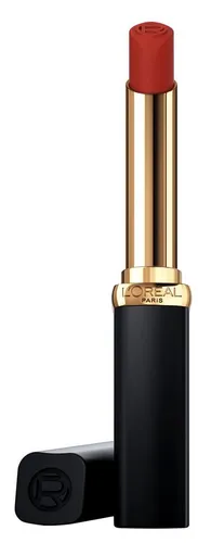 L'ORÉAL PARIS Lippenstift COLOR RICHE INTENSE VOLUME MATTE, intensiv matte Farbe, bietet bis zu 16h mattierten Halt