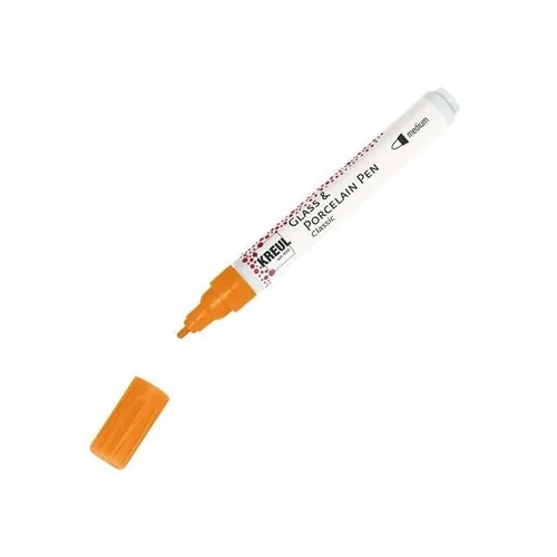 Kreul Glass & Porcelain Pen Classic medium 2-4mm orange