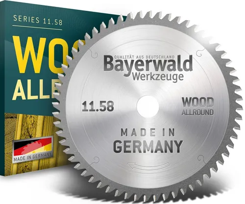 Bayerwald Kappsägeblatt HM 260 x 2.5/2.0 x 30 Z80 WZ neg. - Qualität aus Deutschland - Hochwertiges Kappsägeblatt für präzise Schnitte in Weich- und Hartholz. Der negative Spanwinkel sorgt für mehr Sicherheit und Kontrolle. Ideal für Kapp- und Gehrungssägen. 100% Made in Germany.