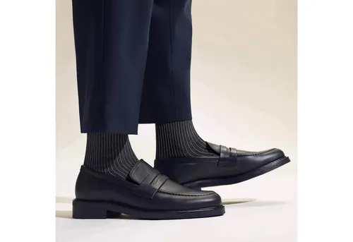 KUNERT Basicsocken Elegant Socks (1-Paar) Socken mit Streifen-Muster