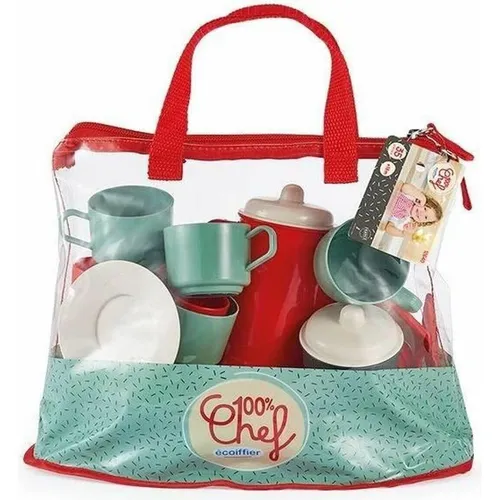 Ecoiffier 100% Chef Speiseset mit Pfannen, 35-teilig. (12640)