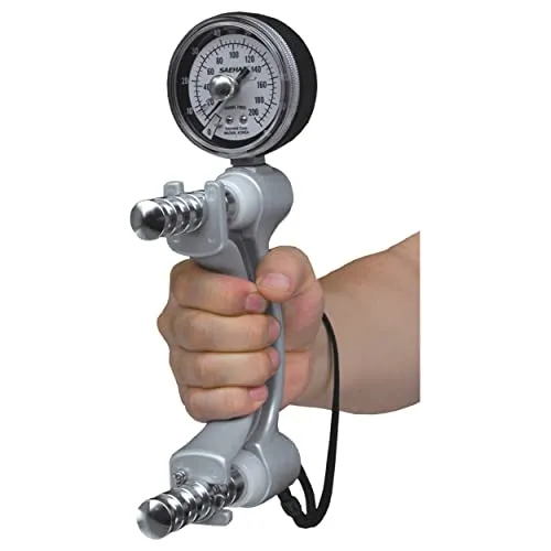 Hydraulischer Handkraftmesser mit Tragekoffer - Übungsgeräte für Hände, präzise Messung der Handkraft und ideal für gezieltes Training.