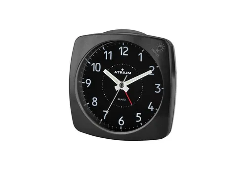 Atrium Quarzwecker A251 Analog Quarz ohne Ticken Licht Snooze Klassisch Modern