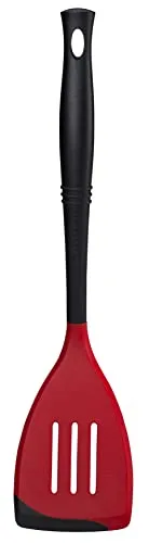 Le Creuset Pfannenwender, schwarz/rot Silikon in rot von Le Creuset