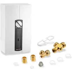 Stiebel Eltron DHF 13C Durchlauferhitzer 13KW - Kompakter, tankloser Warmwasserbereiter aus Deutschland, energieeffizient mit Energieeffizienzklasse B, ideal für sofortige Warmwasserversorgung.