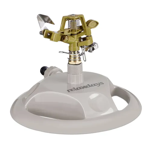 Rasensprenger Impulsregner Gartenbewässerer Kreisbewässerer 12 m grau 350 g