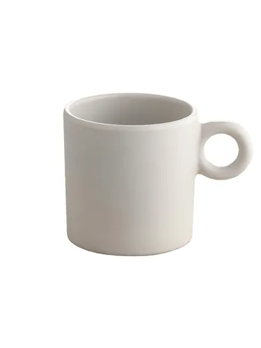 Alessi - Dressed en Plein Air Mokka-Obertasse 7 cl aus Melamin, hellgrau