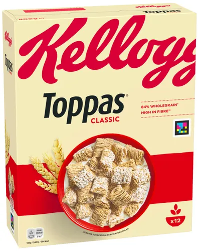 Kelloggs Cornflakes Toppas Classic, 500g