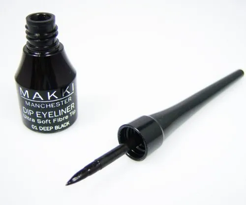 Makki Tief Schwarz Ultra dünner Flüssig-Eyeliner Matte Finish