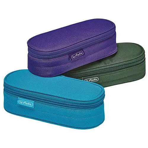 herlitz 50021949 Faulenzer Etui, Fresh Colors, farbig sortiert (keine Auswahl möglich!), 1 Stück