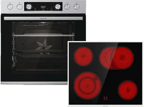 GORENJE STEEL SET 4 BCS6737E06X + ECD634X