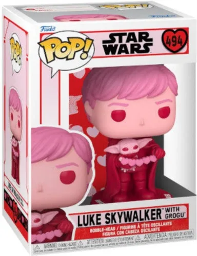 Funko Pop! Star Wars - Luke Skywalker mit Grogu 494