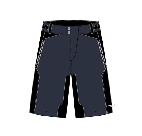 CMP Herren Tight MAN FREE BIKE BERMUDA - Radhosen mit atmungsaktivem Außengewebe und herausnehmbarem Sitzpolster, ideal für komfortable Radtouren im Gelände.