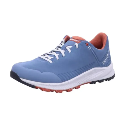 DOLOMITE DOL Shoe M's Carezza Leather ATLANTIC BLUE - Wanderschuhe für Herren, leicht und komfortabel mit ergonomischer Sohle für optimale Dämpfung. Ideal für Alltag und Outdoor-Aktivitäten.