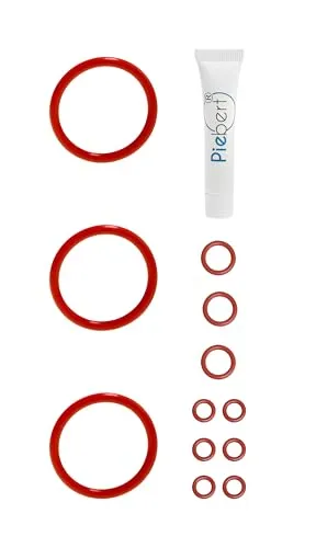 Piebert Care Pflegeset 200601 für Cecotec Cremmaet Compactccino – 3x Dichtungssatz & Spezialfett für die Brühgruppe