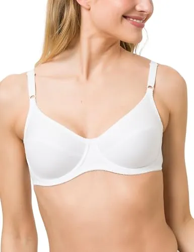 BeeDees Damen Bügel-BH Rock'n'Roll W (3-er Pack) weiß, 85C im Dreierpack, aus 100% Baumwolle, mit Bügel für Komfort und Halt Verstellbare Träger