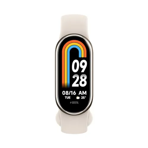 Xiaomi Smart Band 8 (48 mm, Metall) - Aktivitätstracker, stilvolles Design und umfassende Fitnessfunktionen