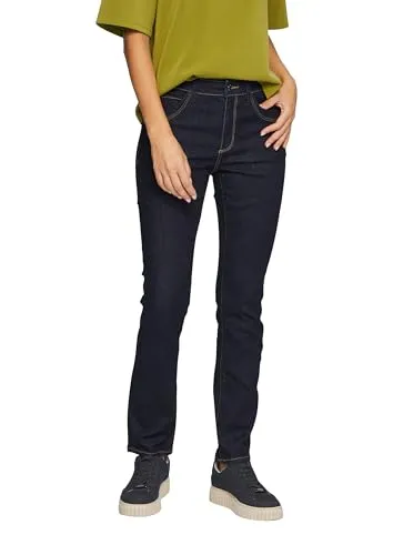 s.Oliver Jeans Betsy - Slim Fit, Mid Rise, Slim Leg - Stylische Jeans in Rinsed Wash blau, mittelhoher Bund und elastische Qualität für optimalen Tragekomfort. Ideal für jeden Anlass.