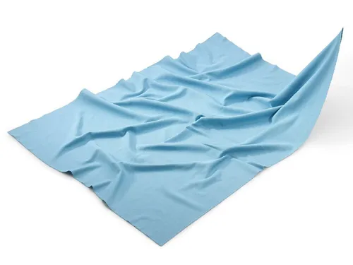 Filigranes Gläsertücher blau für strahlenden Glanz 2