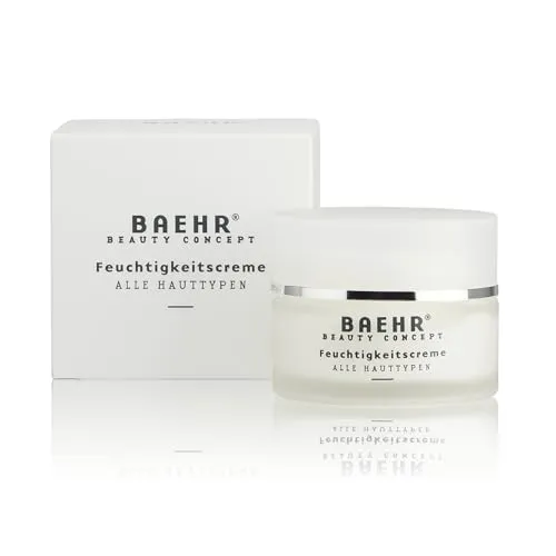 Feuchtigkeitscreme 50 ml - 24 Stunden Pflege für alle Hauttypen - Tagespflege mit intensiv feuchtigkeitsspendender Formel, ideal für jeden Hauttyp und sorgt für ein geschmeidiges Hautgefühl.