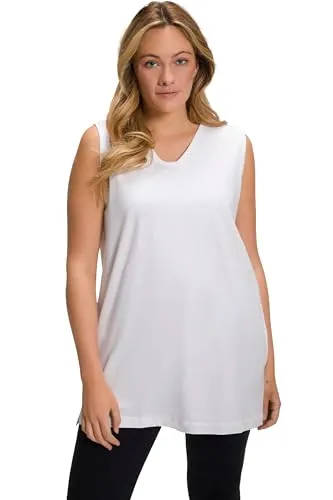 Ulla Popken, Damen, große Größen, Basic-V-Top von Ulla Popken