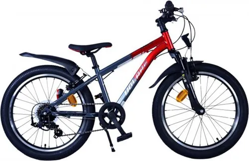 Volare XC Race Kinderfahrrad 20 Zoll - Abenteuer für junge Entdecker - Kinderfahrrad für Körpergrößen 120-135 cm, mit stabiler Federgabel und Shimano 7-Gang-Schaltung für vielseitige Fahrten. Ideal für Abenteuer auf dem Schulhof oder im Park!