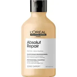 L ́Oréal Professionnel Série Expert Absolut Repair Gold Quinoa + Protein Shampoo Pflegeshampoo für stark geschädigtes Haar 300 ml