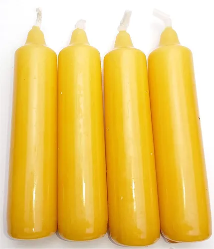 4er Pack Adventkerze 20/105, naturfarben