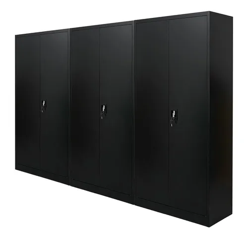 PROREGAL MegaDeal 3x Flügeltürenschrank ELEPHANT - Abschließbar und Stabil - Praktisches Set aus 3 Flügeltürenschränken mit 2 abschließbaren Türen. Robuste Stahlkonstruktion mit höhenverstellbaren Fachböden für individuellen Stauraum. Ideal für sichere Aufbewahrung im Büro oder Zuhause.