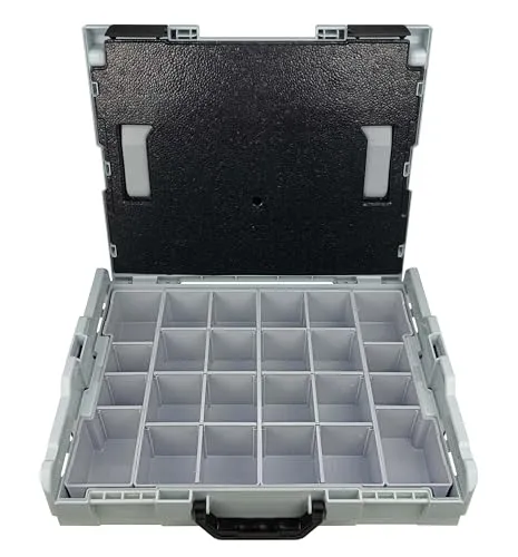 FRANTOS L-BOXX Sortimentskoffer (mit Deckeldichtung und Insetboxenset) für Schrauben, Muttern und Scheiben