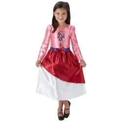 Rubie ́s Kostüm Disney Prinzessin Mulan für Kinder - Kostüme für Kinder, bezauberndes Mulan-Kleid in Rosa, ideal für Karneval und Märchenfeste, für kleine Prinzessinnen ab 6 Jahren.