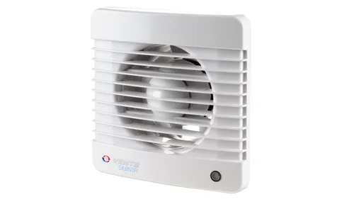 Wandventilator Zugschalter 125 mm Rohrkanal Badlüfter Abluft mit Nachlauf Timer