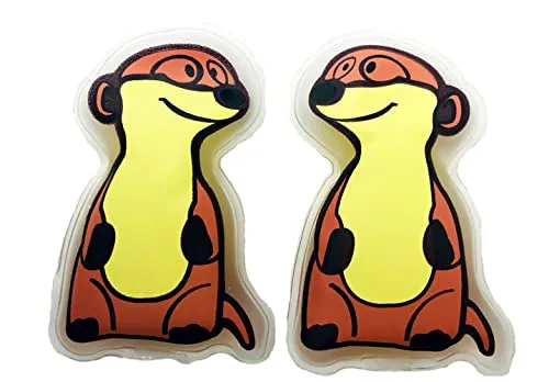 2er Set Taschenwärmer Erdmännchen (tolles Wichtelgeschenk) Handwärmer, Hot Pack