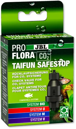 JBL ProFlora SafeStop Wasserrücklaufsicherung für CO2-Systeme Rückschlagventil